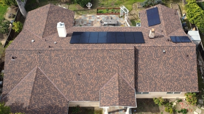 Roof replacement and solar expansion. Photo